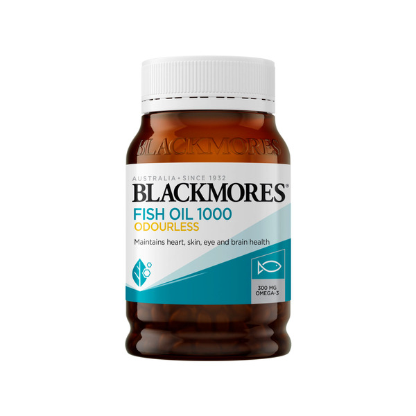 Blackmores Odourless Fish Oil Omega-3 Capsules