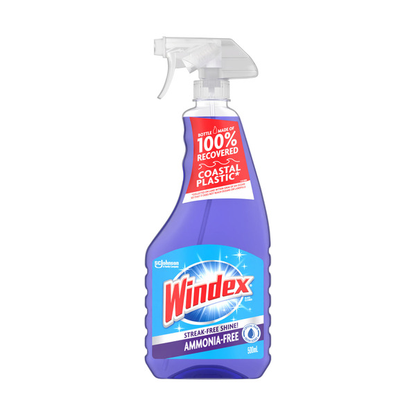 Windex Glass Cleaner Trigger Spray Crystal Rain