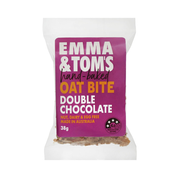 EMMA & TOMS DOUBLE CHOC OAT BITE