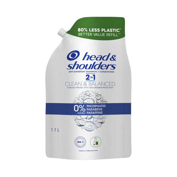 Head & Shoulders Clean & Balanced Refill 2 In 1