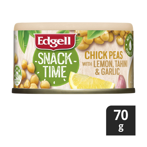 Edgell Snack Time Chickpeas With Lemon Tahini & Garlic