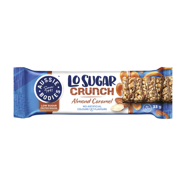 Aussie Bodies Lo Sugar Crunch Almond Caramel