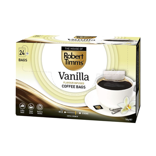 Robert Timms Vanilla Flavoured Coffee Bags