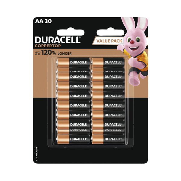 Duracell Coppertop Coppertop AA | 30 pack
