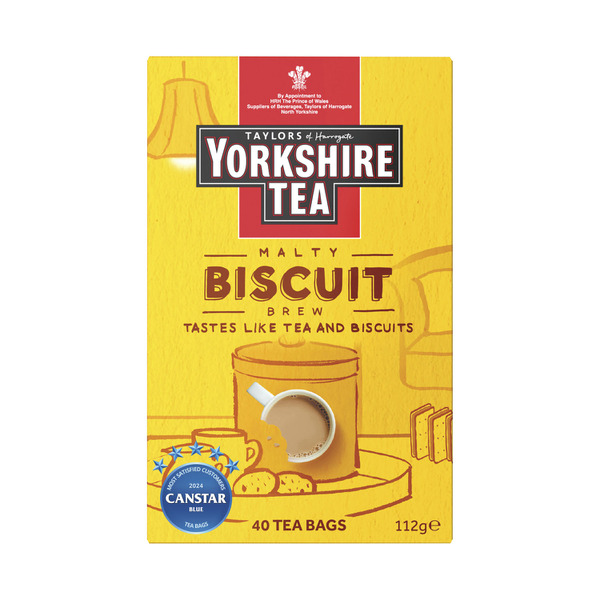 Yorkshire Tea Biscuit Brew Tea Bags