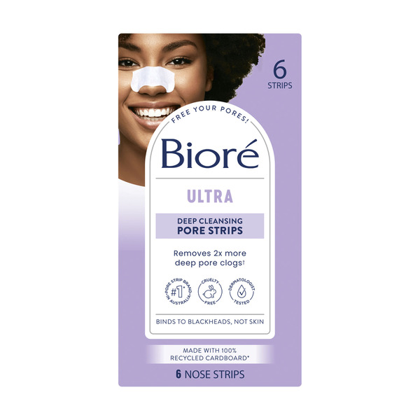 Biore Ultra Nose Strips 6 pack