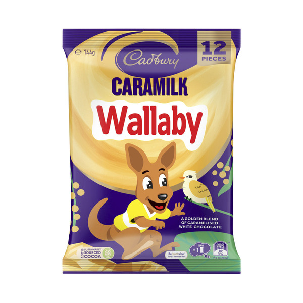 Caramilk Wallaby Chocolate Sharepack 12 Pack