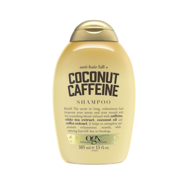 Buy Ogx Coconut Caffeine Shampoo 385mL | Coles