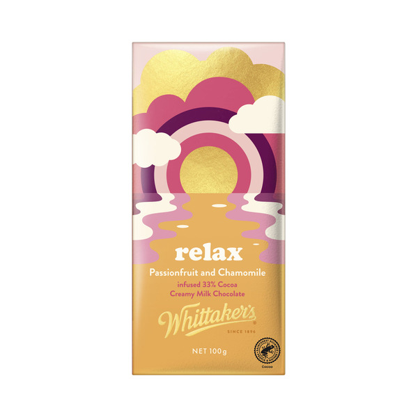 Whittaker's Chocolate Relax Passionfruit Block