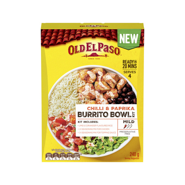 Old El Paso Burrito Bowl Kit