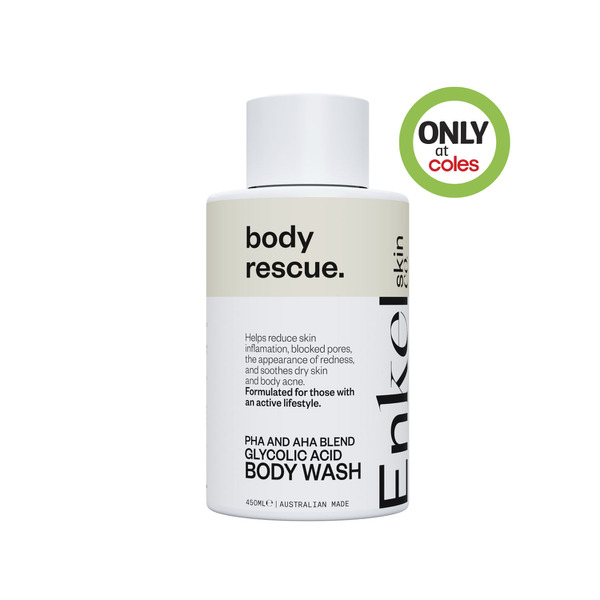 Enkel Skin Co Body Wash Glycolic Acid Aha Pha