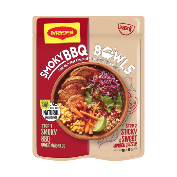 Buy Maggi Bowl Meals Smoky BBQ Bowl 150g Coles