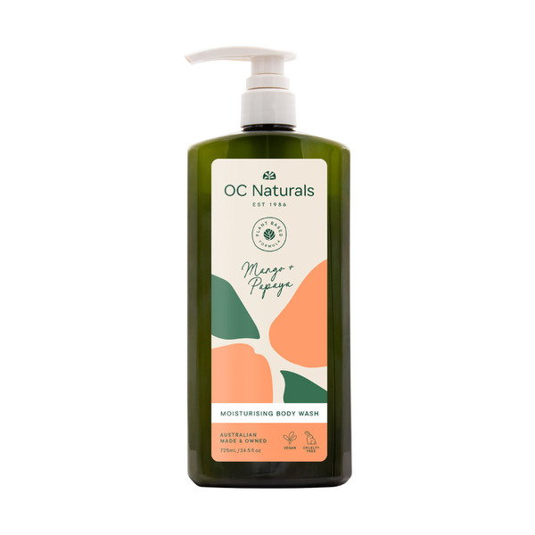 OC Naturals Mango & Papaya Moisturising Body Wash 725mL