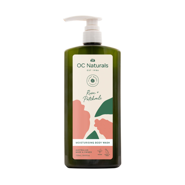 OC Naturals Rose & Patchouli Moisturising Body Wash