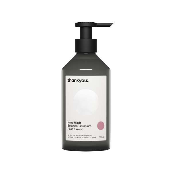 Thankyou Hand Wash Botanical Geranium Rose& Wood