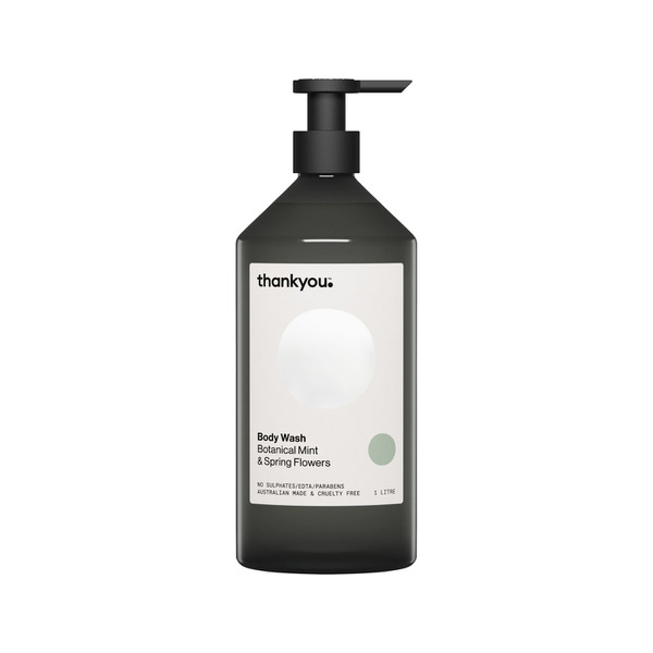 Thankyou Body Wash Botanical Mint & Spring Flowers 1L