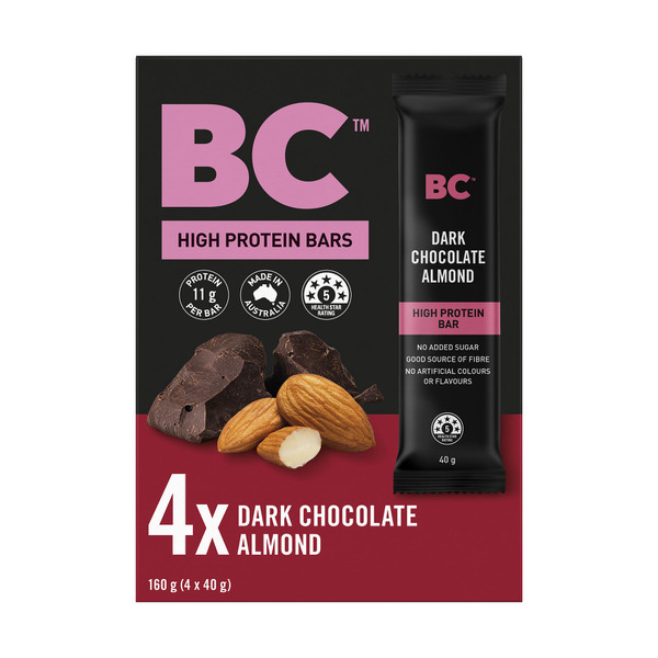 Dark Chocolate Almond High Protein Bar 4 Pack