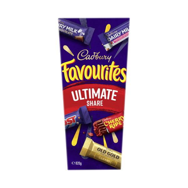 Cadbury Favourites The Big Share with Caramilk Wallaby Boxed Chocolate