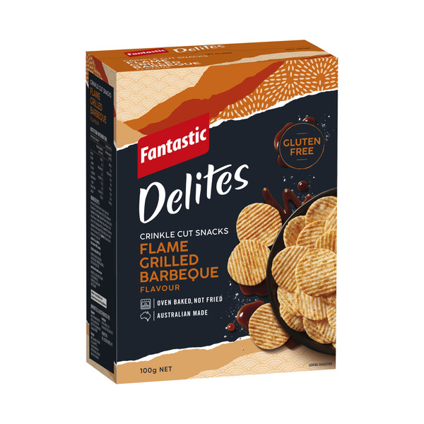 Fantastic Delites Rice Snacks Flame Grilled BBQ