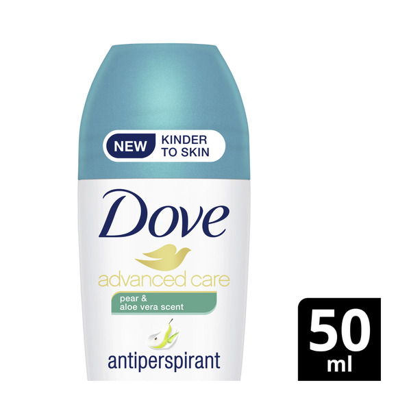 Dove Advanced Care Antiperspirant Roll On Pear And Aloe Vera