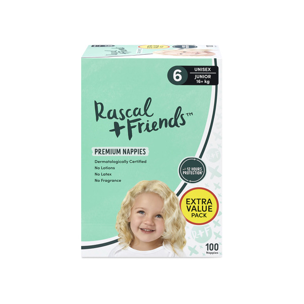 Buy Rascal And Friends Nappies Size 6 100 pack