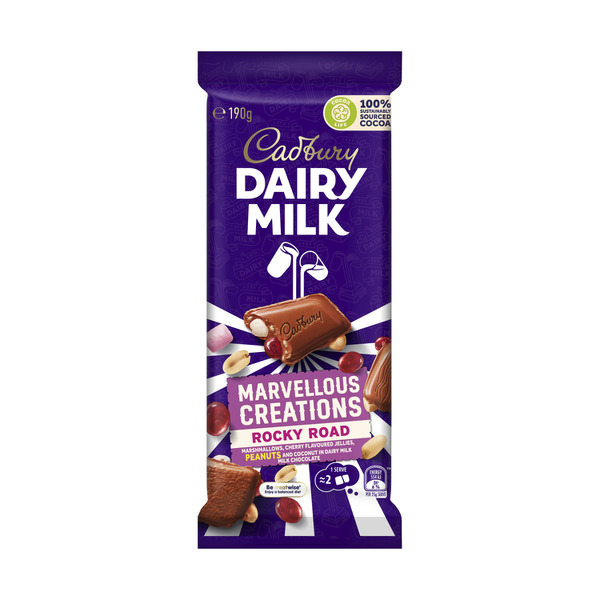 Cadbury Dairy Milk Marvellous Creations Rocky Road Chocolate Block