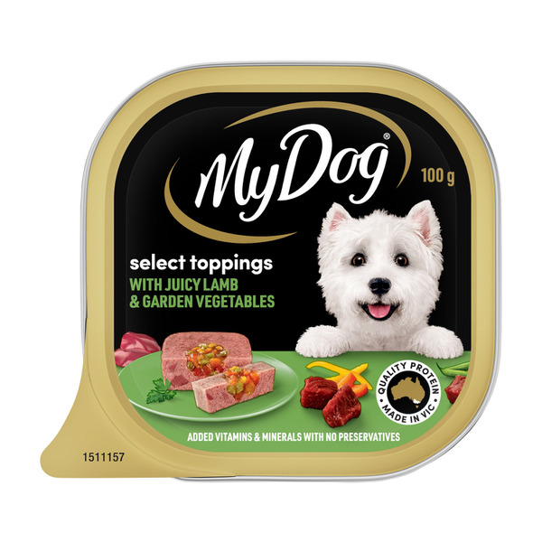 My Dog Select Toppings With Juicy Lamb & Garden Vegetables Adult Wet Dog Food