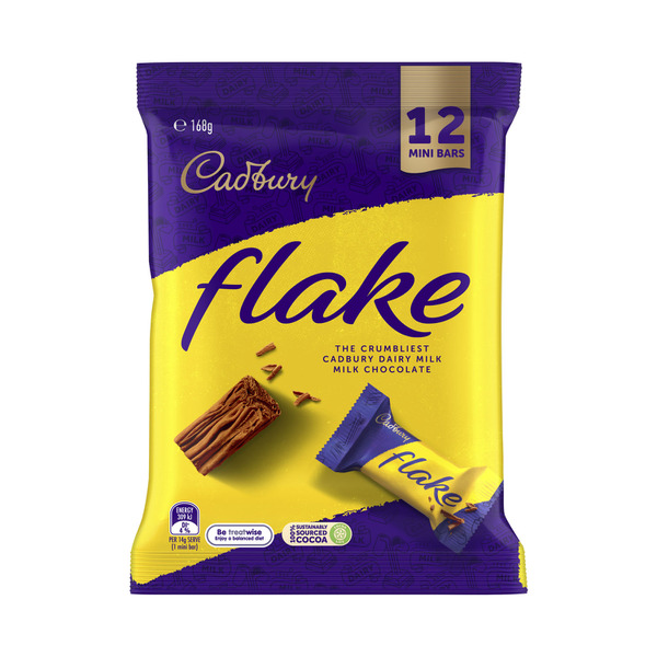 Cadbury Flake Chocolate Sharepack 12 Mini Bars