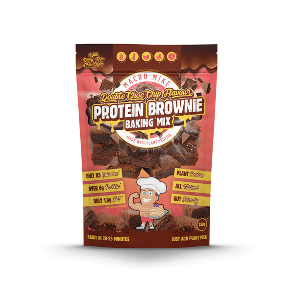 Macro Mike Healthy Protein Brownies Double Chocolate