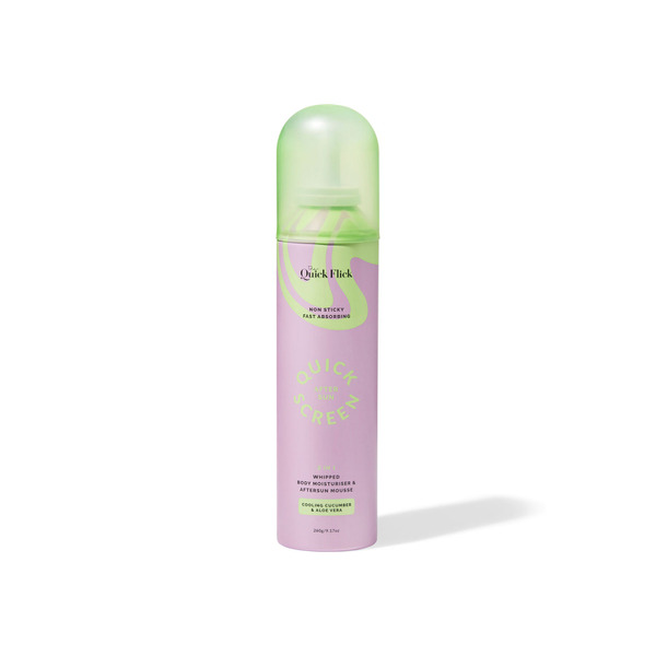 Quick Screen Hydrating Aftersun Whipped Mousse With Aloe & Cucumber