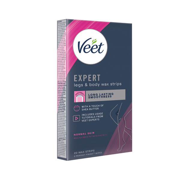 Veet Expert Hair Removal Cold Wax Strips Legs & Body