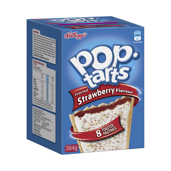 Buy Kellogg's Pop Tarts Frosted Strawberry Flavour 384g