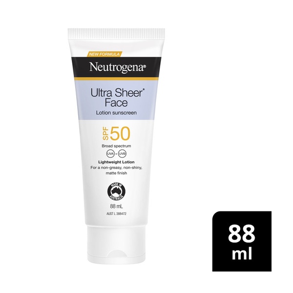 Neutrogena Ultra Sheer Face Sunscreen Spf50