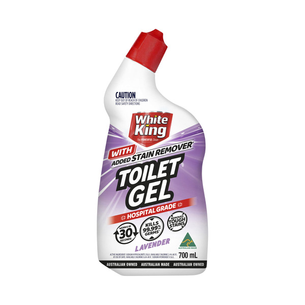 White King Toilet Gel With Stain Remover Lavender