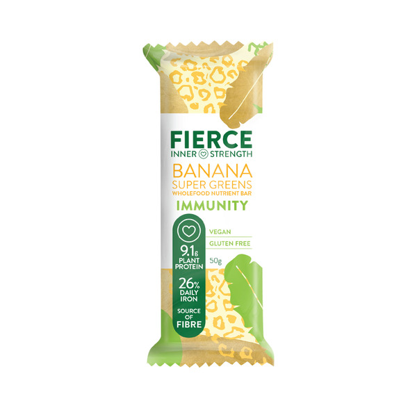 Fierce Banana Super Greens Wholefood Nutrient Bar