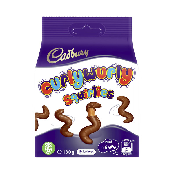 Cadbury Curly Wurly Squirlies Chocolate Bites