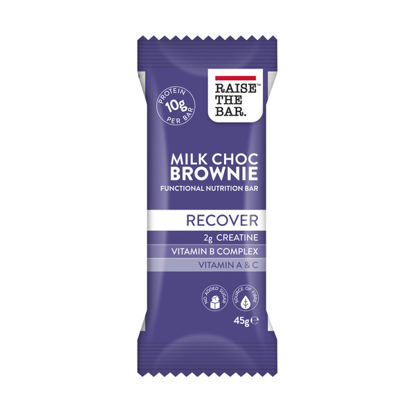 Raise The Bar Milk Chocolate Brownie Nutrition Bar