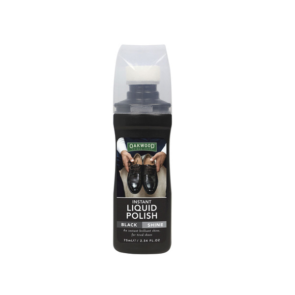 Oakwood Instant Shoe Polish Black 75mL