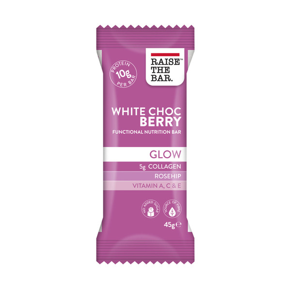 Raise The Bar White Chocolate Berry Nutrition Bar