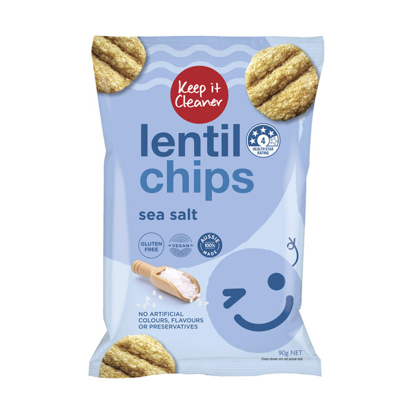 Keep It Cleaner Lentil Chips Sea Salt