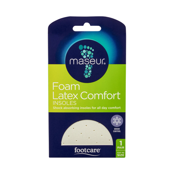 Foam Latex Comfort Insole 1 Pair