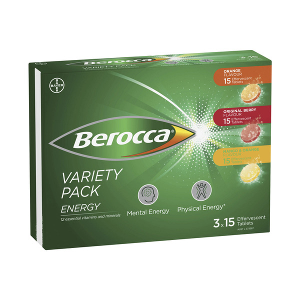 Berocca Energy Effervescent Variety Pack