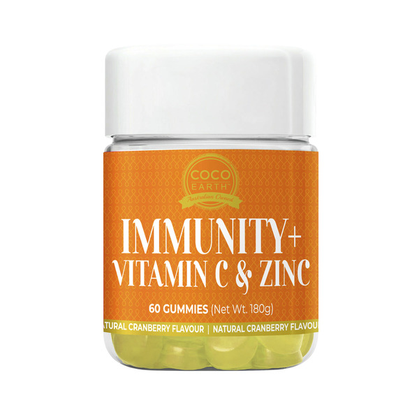 Coco Earth Gummies Vitamin C + Zinc