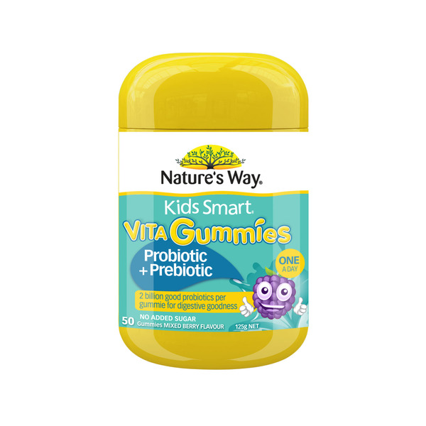 Natures Way High Strength Kids Gummies Probiotic + Prebiotic