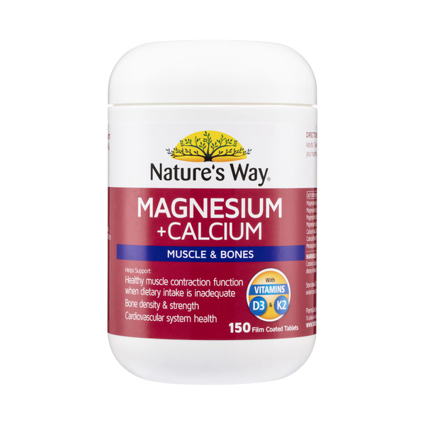 Nature's Way Magnesium + Calcium Bones