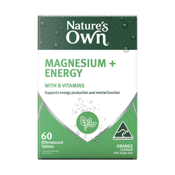 Nature Own Effervescent Magneisum + Energy