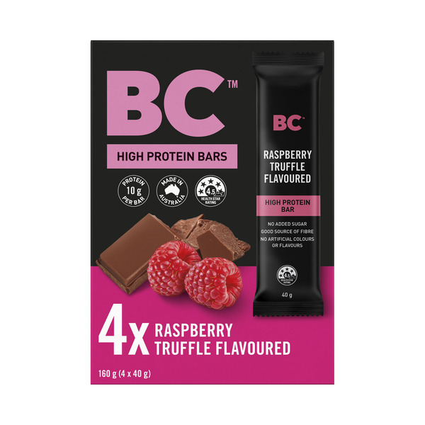 High Protein Bar Raspberry Truffle 4 Pack