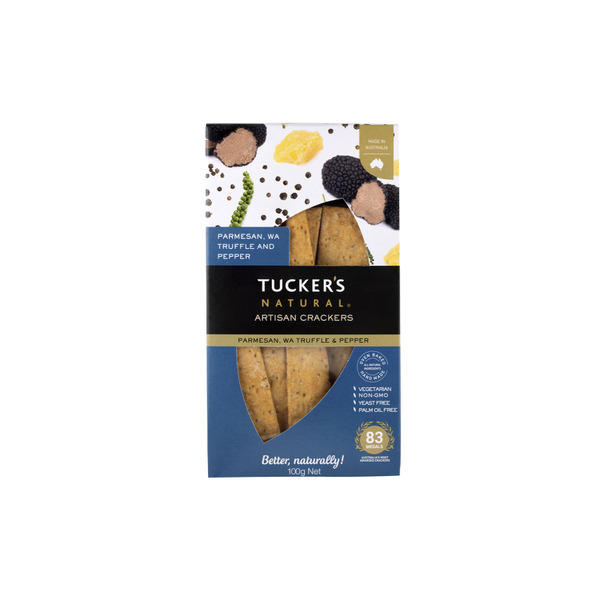 Tuckers Natural Artisan Crackers Truffle Parmesan