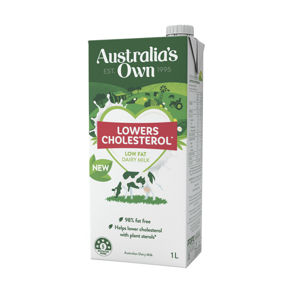 Calories in Australia's Own Cholesterol Lowering Milk