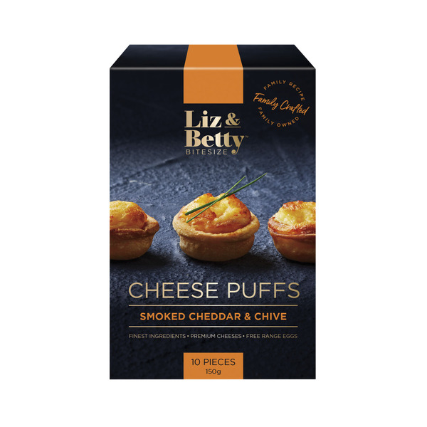 Liz & Bettys Cheese Puff Cheddar & Chives